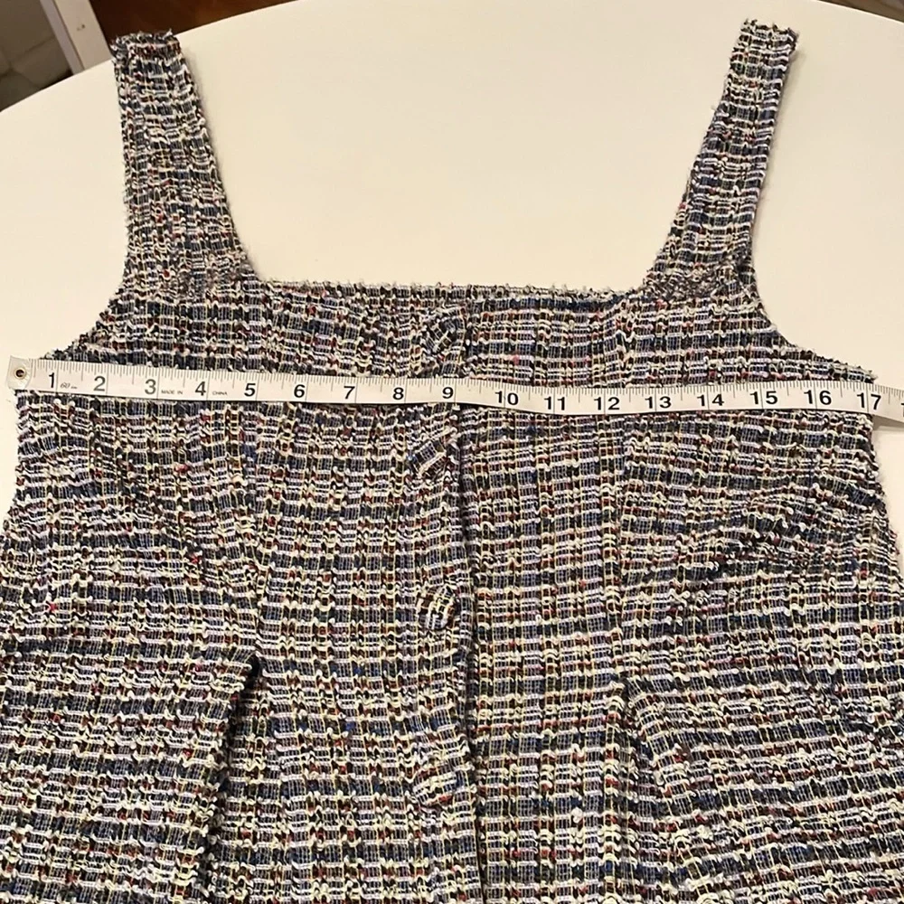 Free People‎ Multicolor Tweed Altered Dress See Measurements